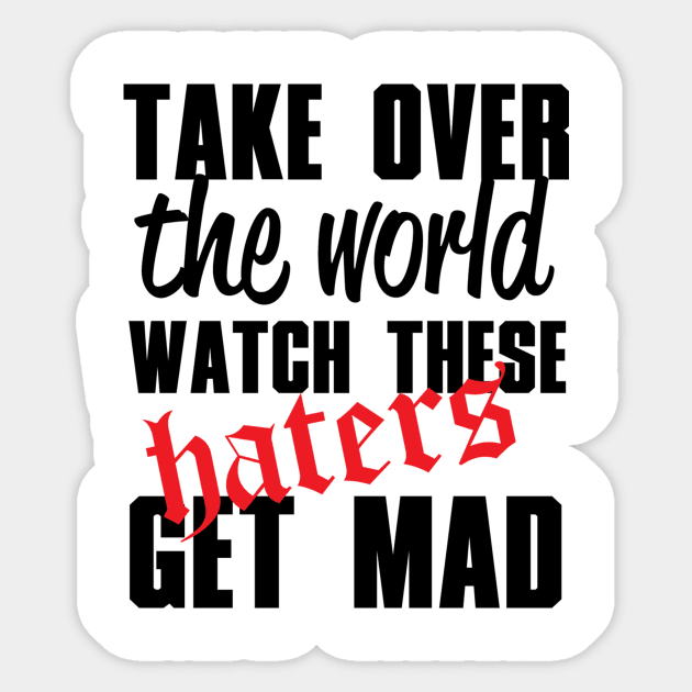 Haters Gonn Hate Sticker by rapgameshow